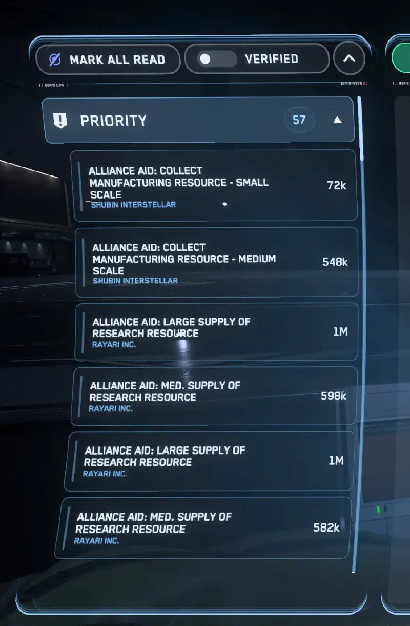 Star Citizen Priority Missions