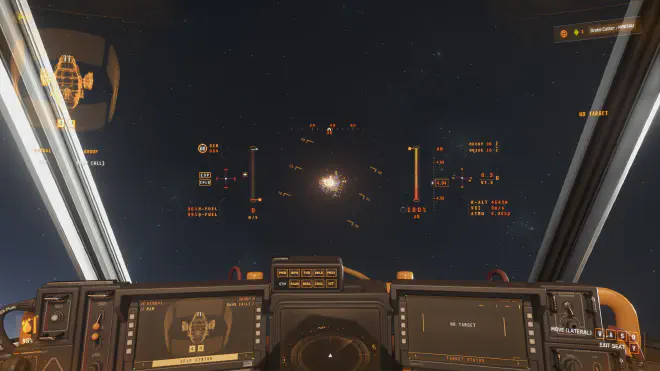 Zielschiff explodiert. Damit ist die Mission abgeschlossen.