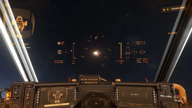 Zielschiff explodiert. Damit ist die Mission abgeschlossen.