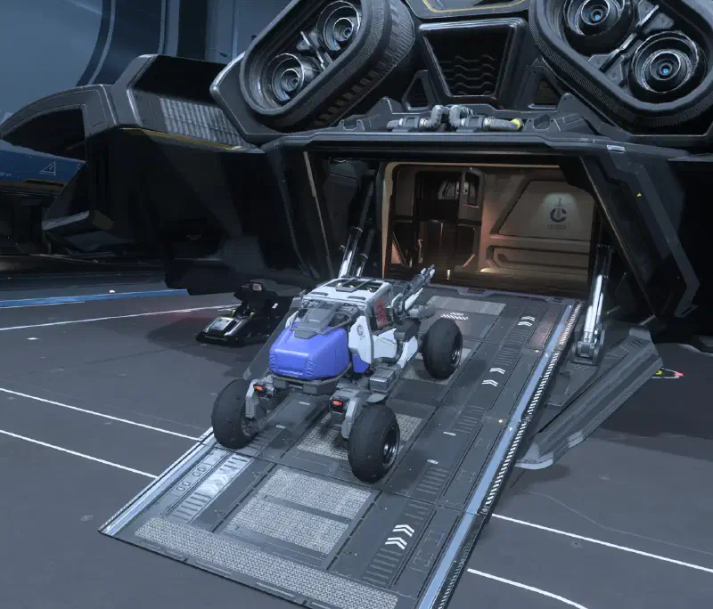 Star Citizen | ROC wird in die Crusader Star Runner geladen