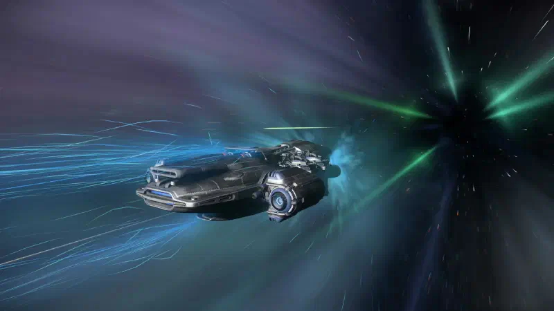 Star Citizen Prospector im Quantensprung