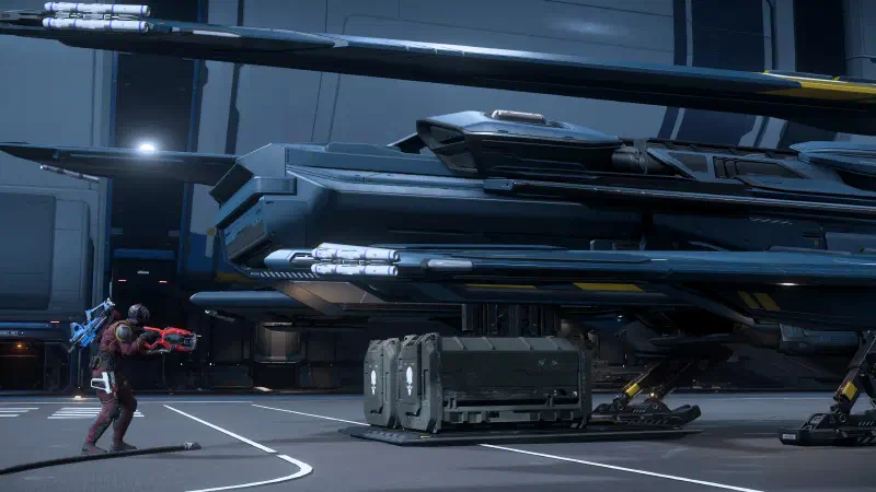 Star Citizen RSI Aurora Mk2 wird beladen