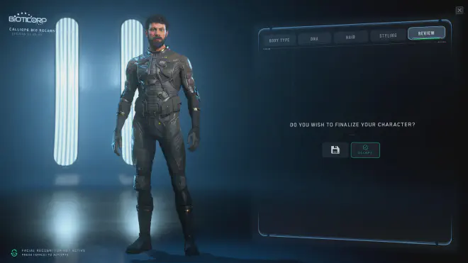 Star Citizen Charaktereditor Charakter Review