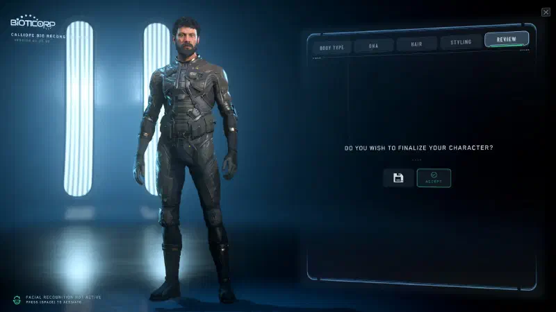 Star Citizen Charaktereditor Charakter Review