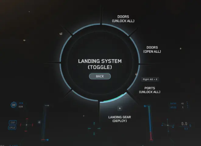 Interaktionsmenü einer CRUZ Lux Flasche