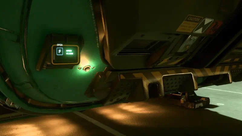 Öffnen-Button für die Hintere Tür der Drake Cutter