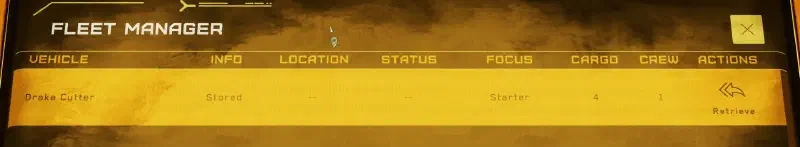 ASOP Drake Cutter, Stored