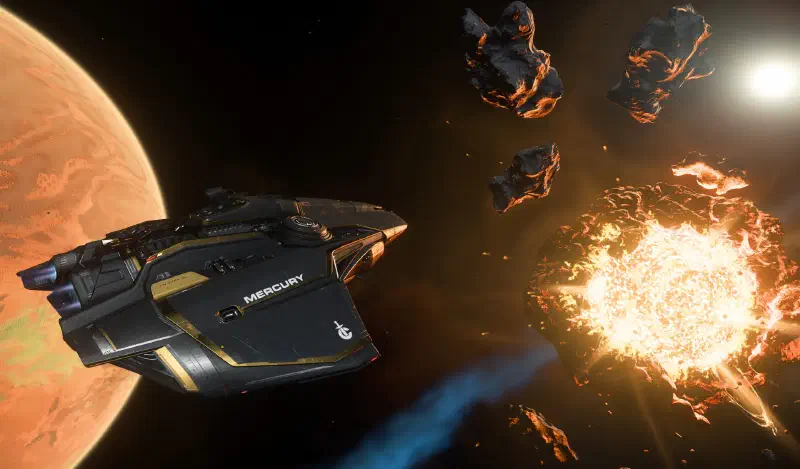 Arena Commander Free Flight Mode am Broken Moon