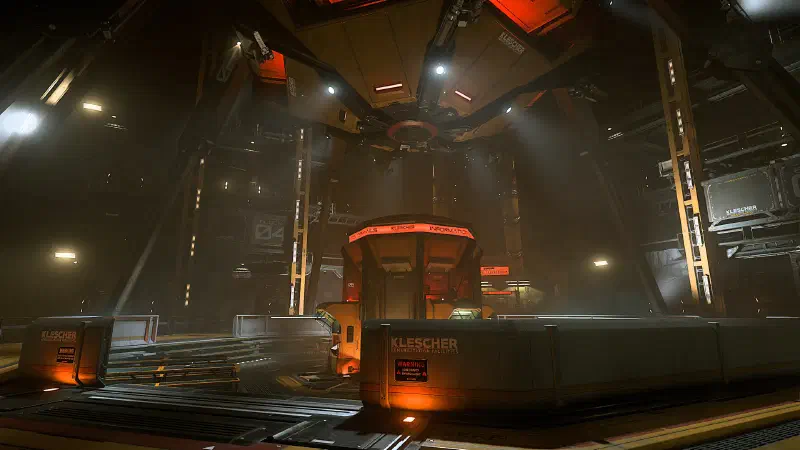 Star Citizen Ingame Gefängnis Klescher Haupthalle