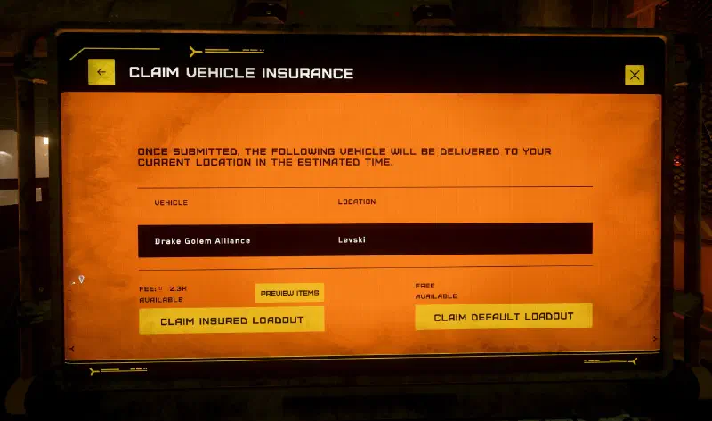 ASOP Terminal Insurance Claim