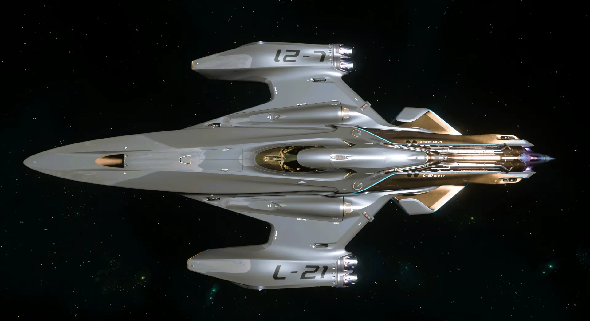 Kruger Wolf von oben