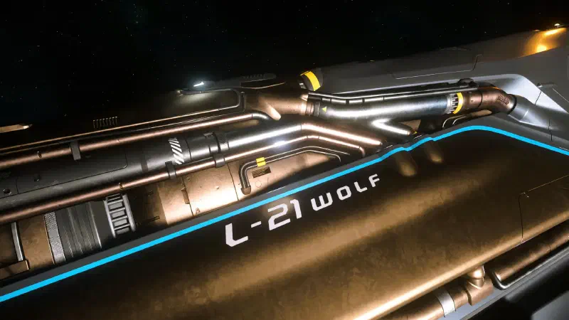 Kruger L-21 Wolf Motor in Nahaufnahme