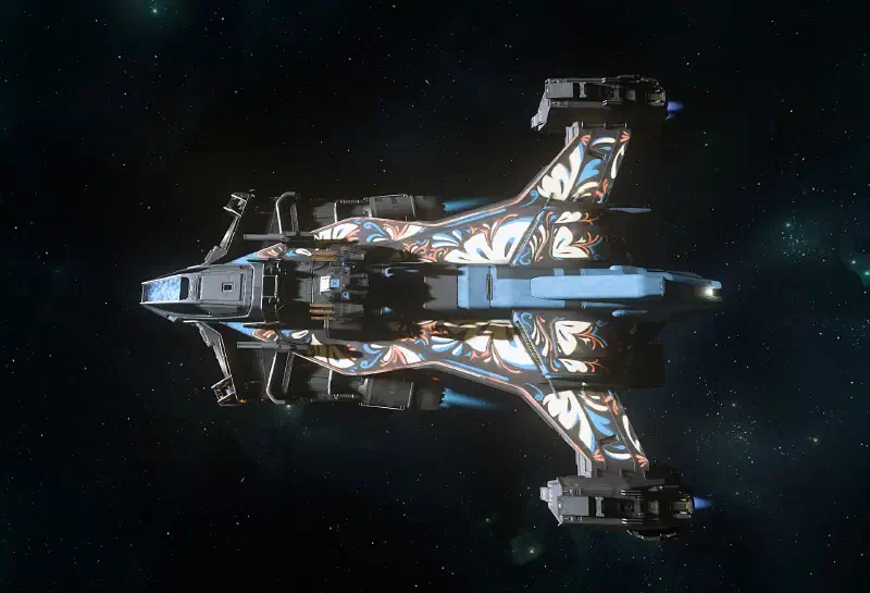 Star Citizen Grey's Market | Shiv mit Blue Blossom Paint