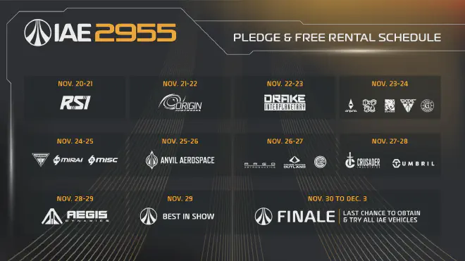 IAE 2955, Plan der Aussteller