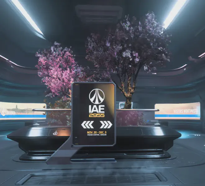 IAE 2955, Ausschilderung